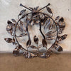 Jan Barboglio Signed Wrought Iron Wreath