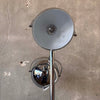 Mid Century Modern Chrome Eyeball Floor Lamp