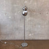 Mid Century Modern Chrome Eyeball Floor Lamp