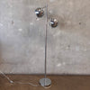 Mid Century Modern Chrome Eyeball Floor Lamp