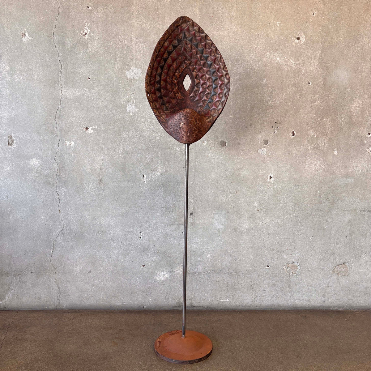 African Shield On Stand