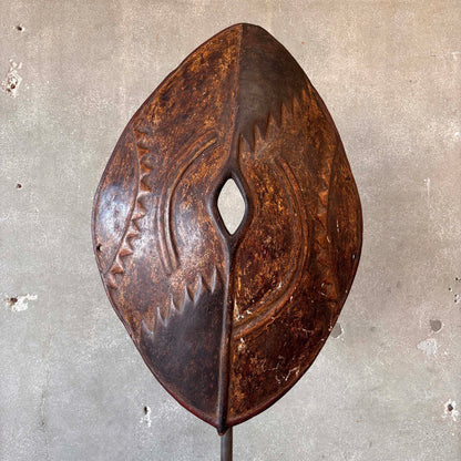 African Shield On Stand