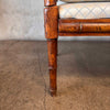 1950's Modern Cane Back Settee Bench