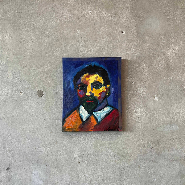 "Dr. Steve" Oil on Canvas Painting by Sarena Rosenfeld