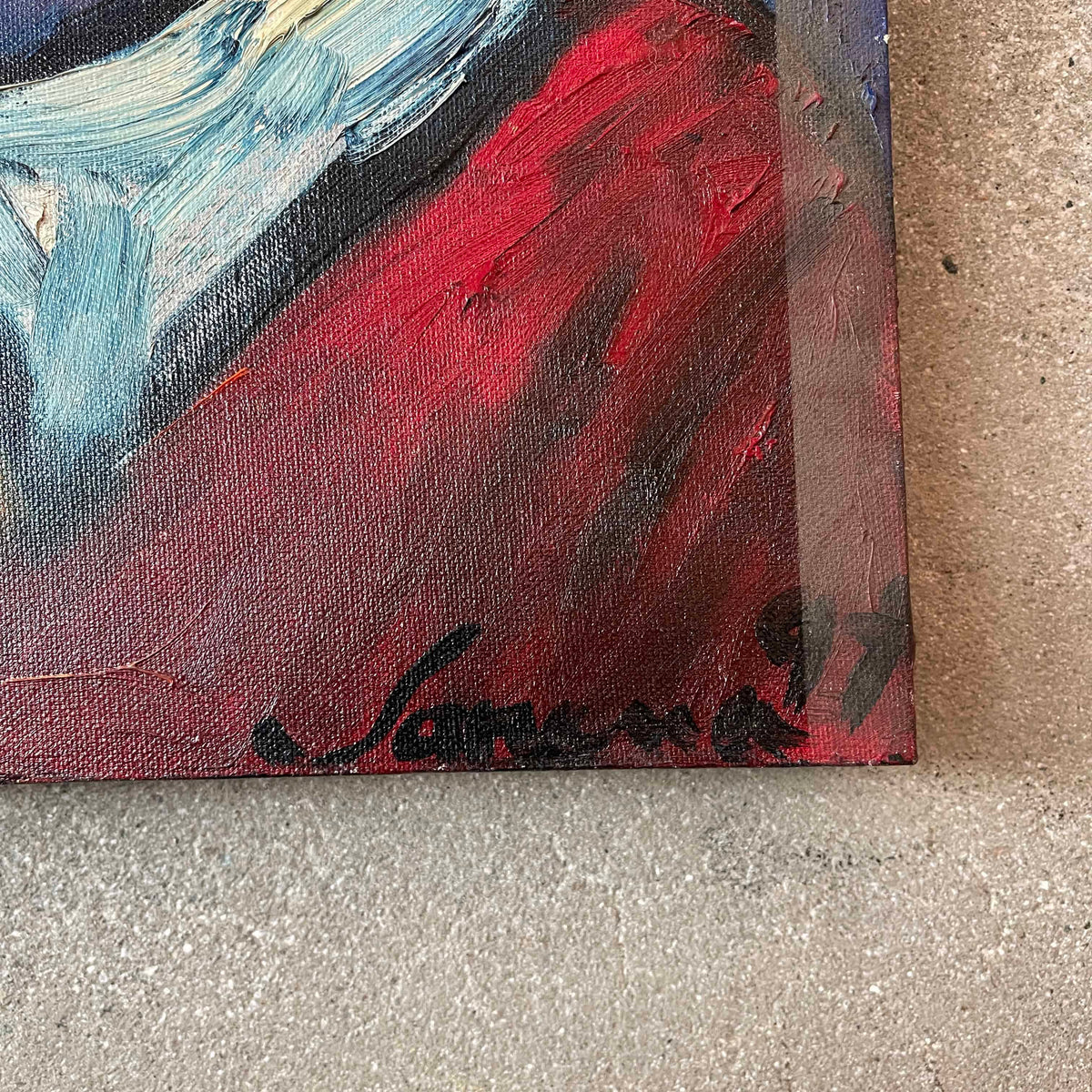 "Dr. Steve" Oil on Canvas Painting by Sarena Rosenfeld