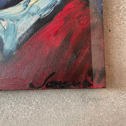 "Dr. Steve" Oil on Canvas Painting by Sarena Rosenfeld