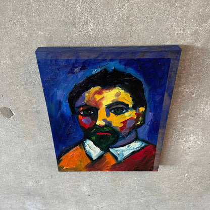 "Dr. Steve" Oil on Canvas Painting by Sarena Rosenfeld