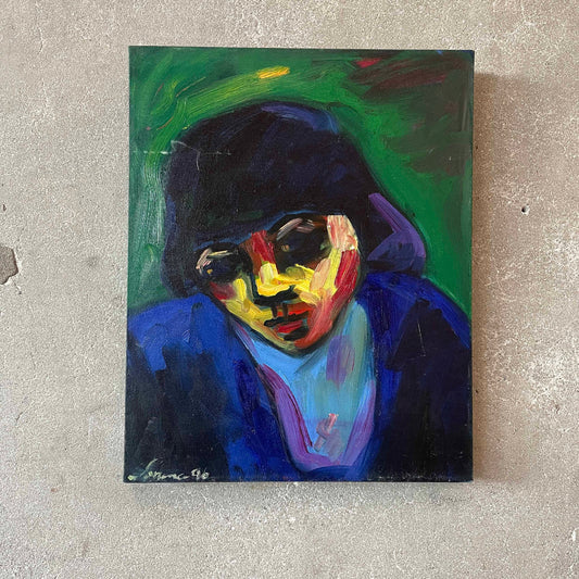 "Rosebud" Oil on Canvas Painting by Sarena Rosenfeld