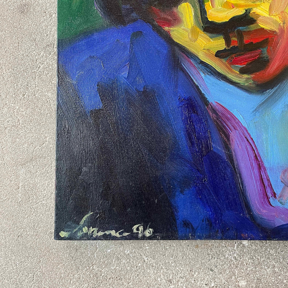 "Rosebud" Oil on Canvas Painting by Sarena Rosenfeld