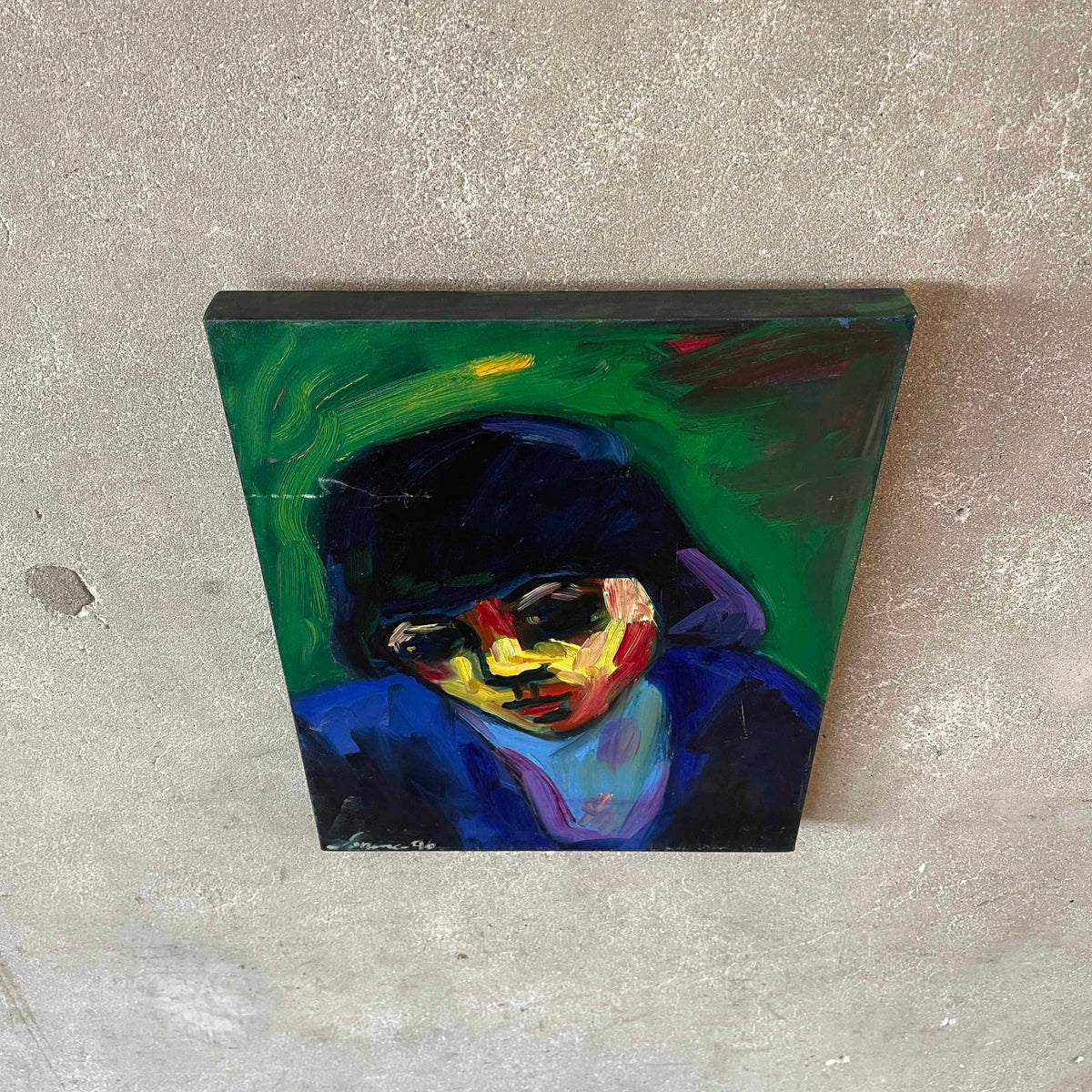 "Rosebud" Oil on Canvas Painting by Sarena Rosenfeld