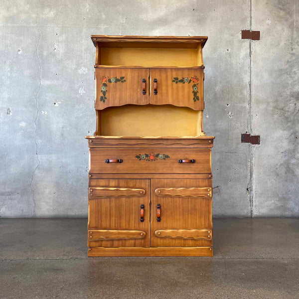Antique Monterey Style Hutch