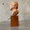 Vintage Clay Sculpture of Italian Opera Composer Giuseppe Verdi