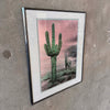 Vintage Postmodern Cactus Print - Signed