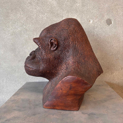 Christian Audigier Ceramic Gorilla Bust