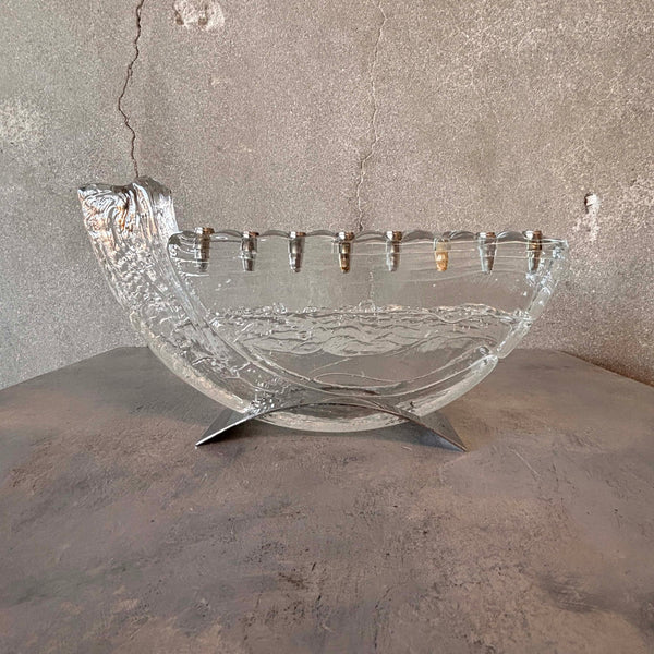 Modernist Menorah Shofar