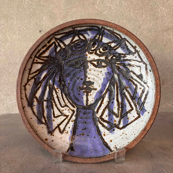 Dora De Larios Face Dish Pottery