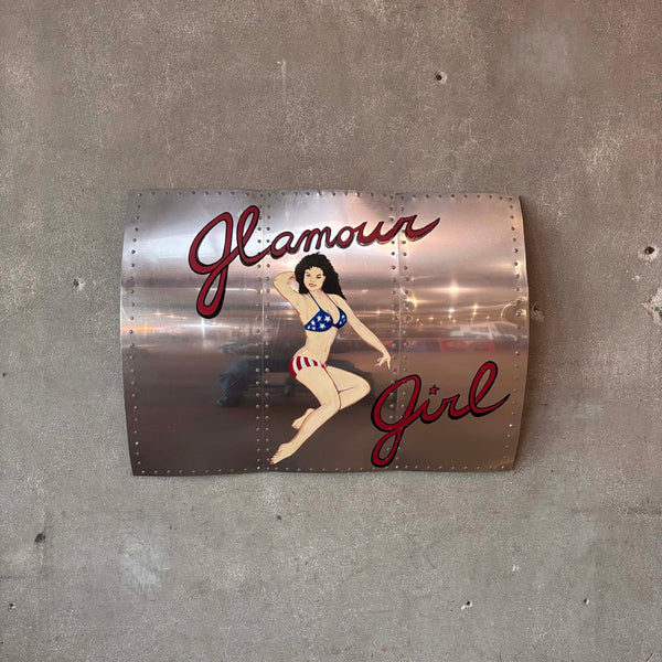 One of a Kind Airplane Mascot Glamour Girl