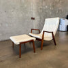 Milo Baughman Lounge Chair & Ottoman Circa 1960