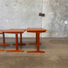Mid Century Danish Modern Teak Nesting Tables Circa 1960
