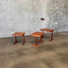 Mid Century Danish Modern Teak Nesting Tables Circa 1960