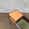 Iron And Copper Planter Console