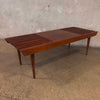 Mid Century Modern 1970s Expandable Slat Bench Bench / Coffee Table