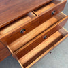 Mid Century Modern Walnut Eight Drawer Dresser/ Credenza Circa 1960