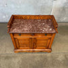 Antique Cabinet With Marble Top