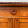 Antique Cabinet With Marble Top