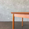 Danish Modern Teak "Hidden Leaf" Dining Table