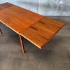 Danish Modern Teak "Hidden Leaf" Dining Table