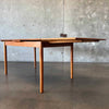 Danish Modern Teak "Hidden Leaf" Dining Table