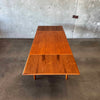 Danish Modern Teak "Hidden Leaf" Dining Table