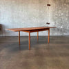 Danish Modern Teak "Hidden Leaf" Dining Table