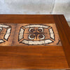 Mid Century Danish Modern Tile Top Dining Table by Gangso
