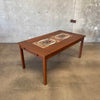Mid Century Danish Modern Tile Top Dining Table by Gangso