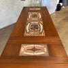 Mid Century Danish Modern Tile Top Dining Table by Gangso