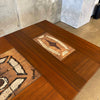 Mid Century Danish Modern Tile Top Dining Table by Gangso