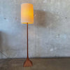 Mid Century Teak Floor Lamp - As Is