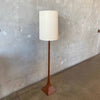 Mid Century Teak Floor Lamp - As Is