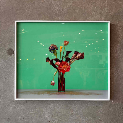 Joaquin Trujillo Las Preferidas print, "Seven Flowers and an Arrangement"