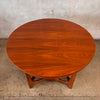 Vintage MCM Broyhill Brasilia Dining Table w/ Four Chairs and One Leaf