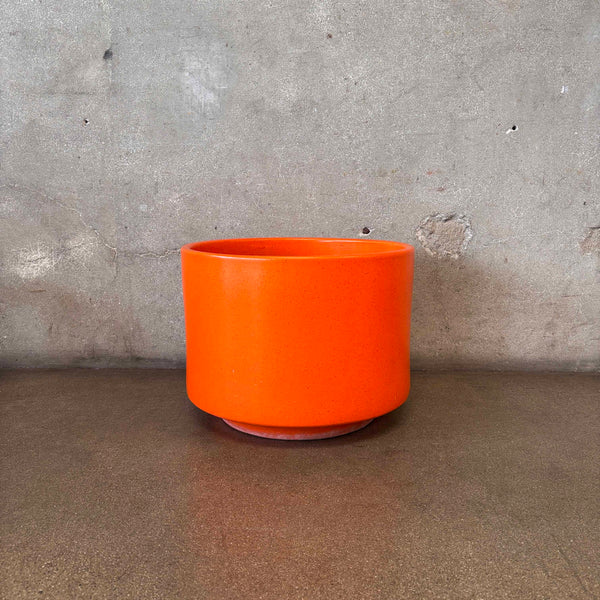 Vintage Mid Century Modern Gainey Pot in Speckled Orange #1