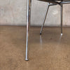 1980s Calligaris Style Leather & Chrome Chair