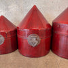 Set of Antique Chinese Nesting Hat Boxes (5)