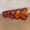 Set of Antique Chinese Nesting Hat Boxes (5)