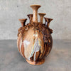 Multi-Spout Studio Pottery Vase