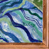 1969 Blue & Green Painting by Vivian McCoy