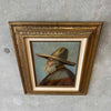 1950's Dilon Canvas Mexican Man With Hat Painting