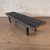 Vintage Homemade Mini Slat Bench